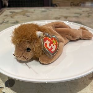 Beanie Babies, Roary the Lion. NWT